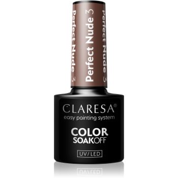 Claresa SoakOff UV/LED Color Perfect Nude lac de unghii sub forma de gel - imagine 2